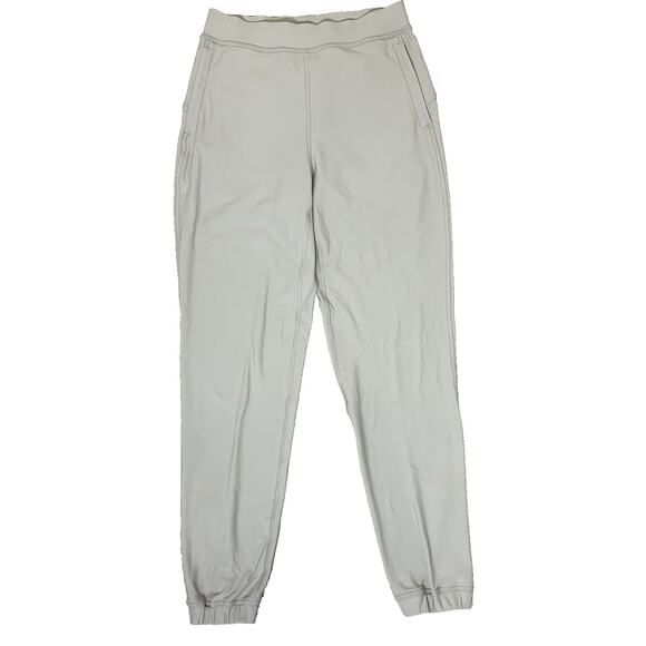 LULULEMON Adapted State High-Rise Fleece Jogger Women 4 Riverstone W5DK5S EUC - Picture 1 of 5